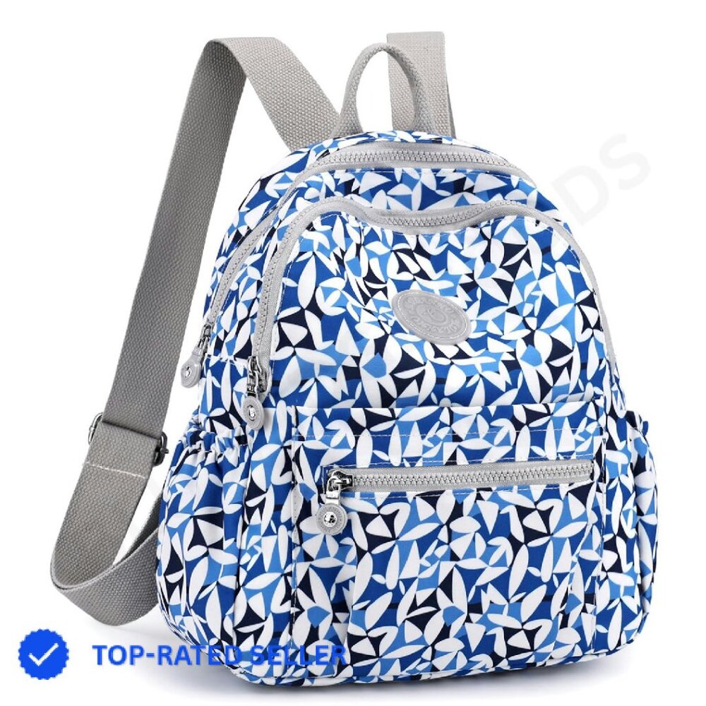 Mini Backpack Purse Lightweight Daypack Nylon Oxf… - image 1